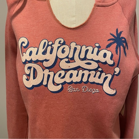 Ocean Beach California Dreamin San Diego hoodie size S - Picture 2 of 7